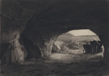 Een engel verschijnt aan de vrouwen